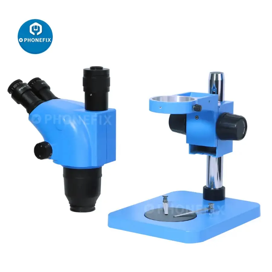 6.5X-65X Trinocular Stereo Zoom Microscope With 10X/20mm Eyepiece