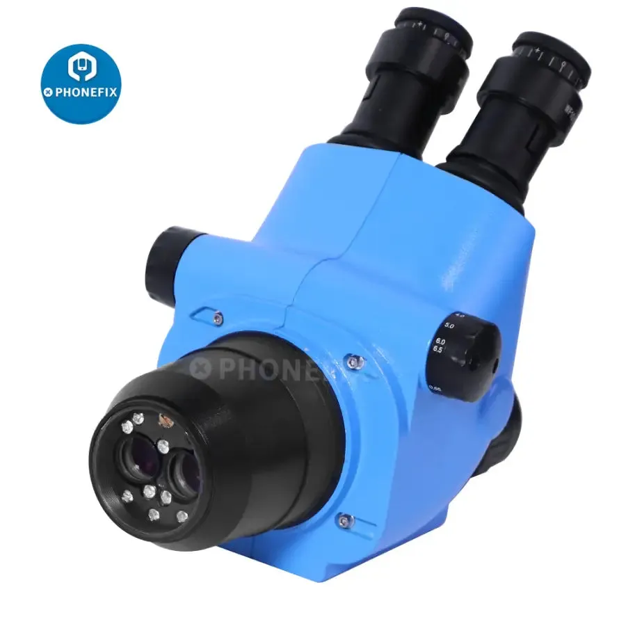 6.5X-65X Trinocular Stereo Zoom Microscope With 10X/20mm Eyepiece
