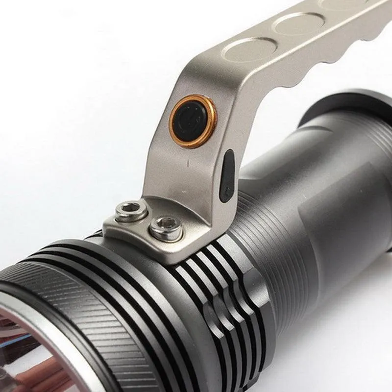 ANDOWL HANDLE FLASHLIGHT, 2X 18650 - T801-10