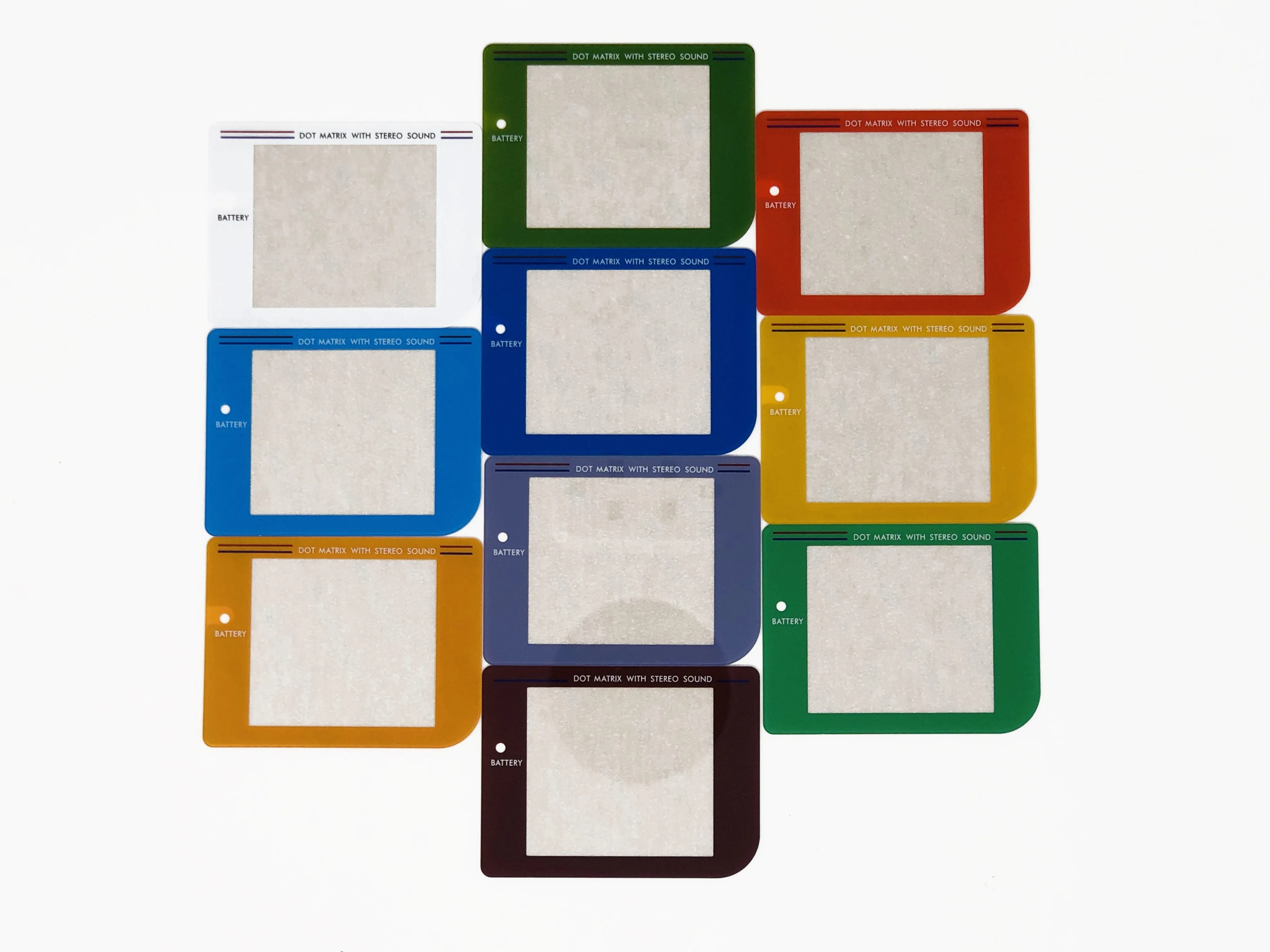 Game Boy Original DMG Q5 Backlight Colored Glass Lens