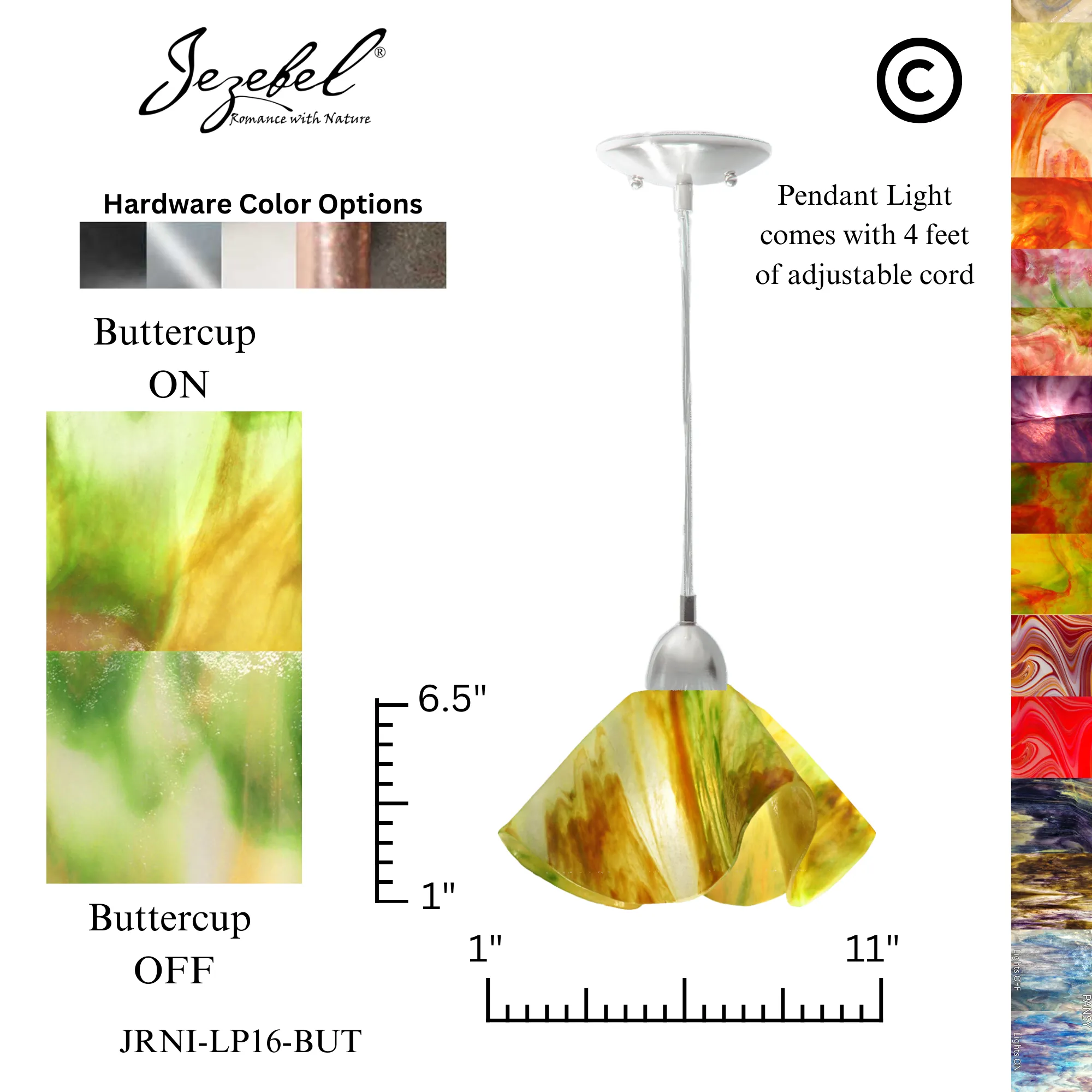 Jezebel Signature® Lily Pendant, Large