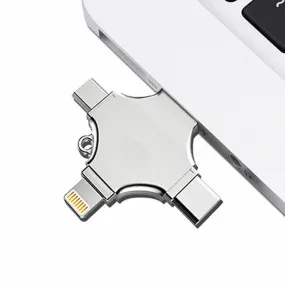Mobile Phone & Tablet Card Reader & Storage 4-in-1